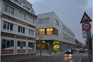 Knotenpunkt Friedrich-Loeffler-Straße und Knopfstraße in Greifswald