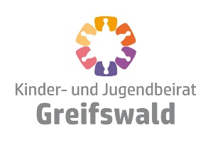 Logo des Kinder und Jugendbeirats - farbiger Kreis mit Schriftzug - © Kinder- und Jugendbeirat Logo des Kinder und Jugendbeirats - farbiger Kreis mit Schriftzug