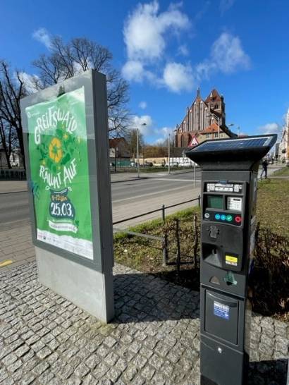 Parkscheinautomat mit Kartenzahlung