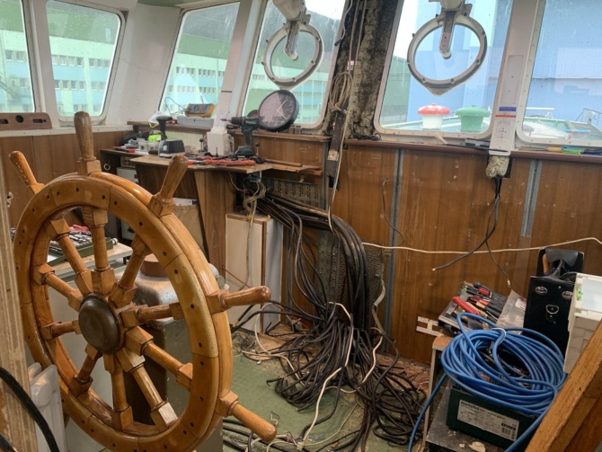Bautagebuch GREIF © S. Weiß Der Ausbau der nautischen Instrumente begann im Januar 2023