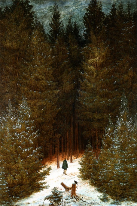 Caspar David Friedrich - Der Chausseur im Walde