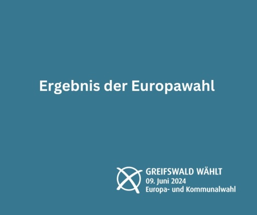 blaue Grafik - Ergebnis der Europawahl 2024
