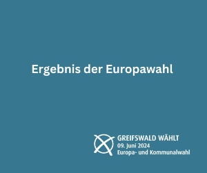 blaue Grafik - Ergebnis der Europawahl 2024 - © Canva - Pressestelle blaue Grafik - Ergebnis der Europawahl 2024