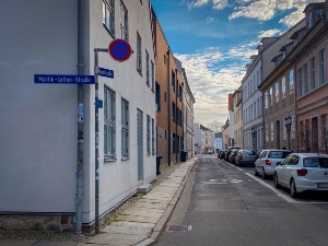 Fahrradstraße zwischen Bader- und Martin-Luther-Straße - © Hendrikje Baumann Fahrradstraße zwischen Bader- und Martin-Luther-Straße