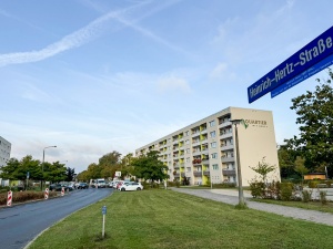 Heinrich-Hertz-Straße vor Baubeginn - © Pressestelle Heinrich-Hertz-Straße vor Baubeginn