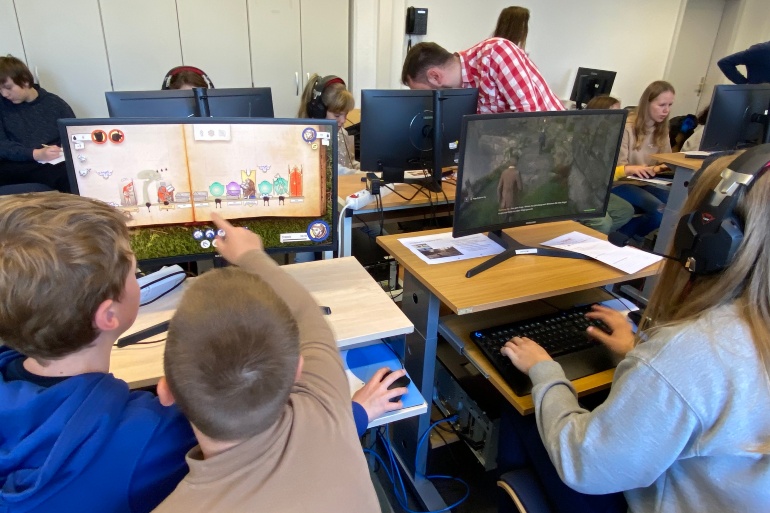 Kinder und Jugendliche testeten 2023 in Stadtbibliothek Computerspiele für TOMMI