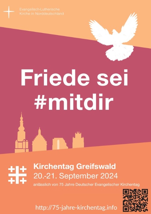 Plakat zum Kirchentag in Greifswald