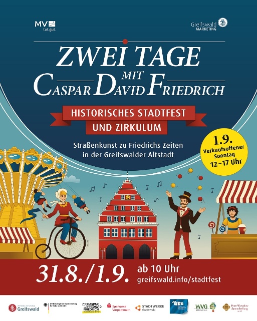 Flyer Tag mit Caspar David Friedrich 2024
