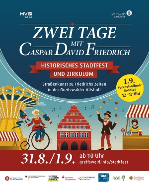 Flyer Tag mit Caspar David Friedrich 2024
