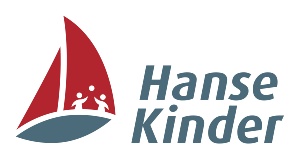 Logo des Eigenbetriebs Hanse-Kinder quer - © UHGW Logo des Eigenbetriebs Hanse-Kinder quer