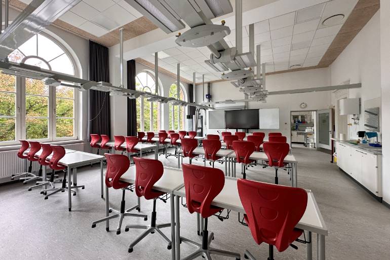 Chemie-Fachräume am Jahngymnasium 