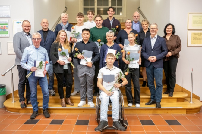 Die Geehrten des 34. Sportehrentages der Universitäts- und Hansestadt Greifswald 