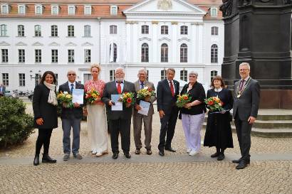 Die Geehrten des Stadtempfangs 2025 Foto Andr Gschweng