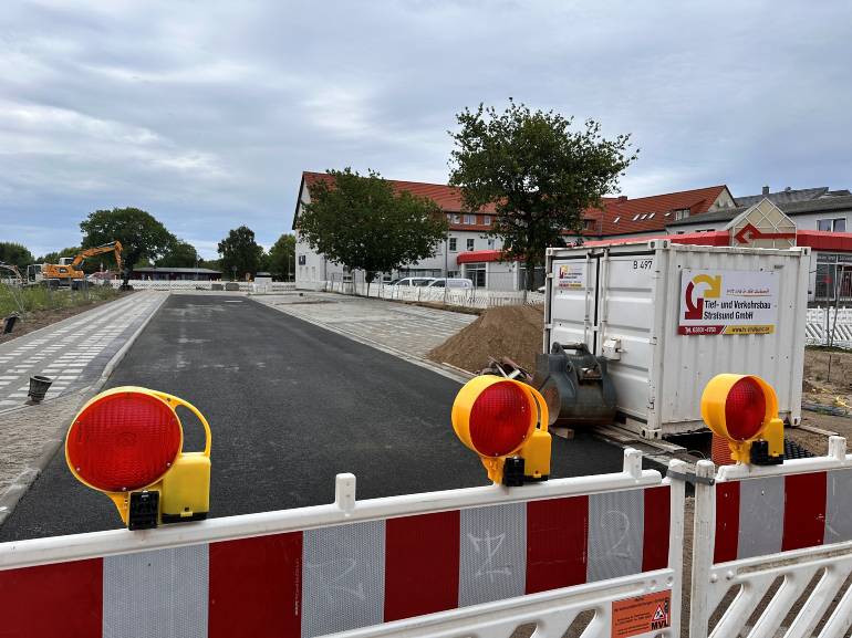 Erster Baubschnitt in der Straße An den Wurthen kurz vor Abschluss 2 Foto André Gschweng