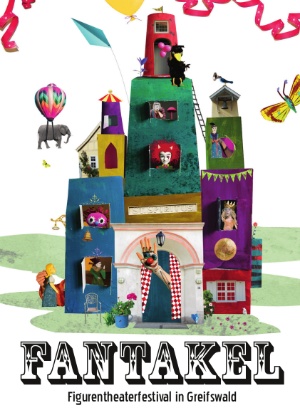 swinxgrafix Plakat zum Fantakel Figurentheater in Greifswald