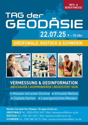 Flyer zum Tag der Geodäsie 2025