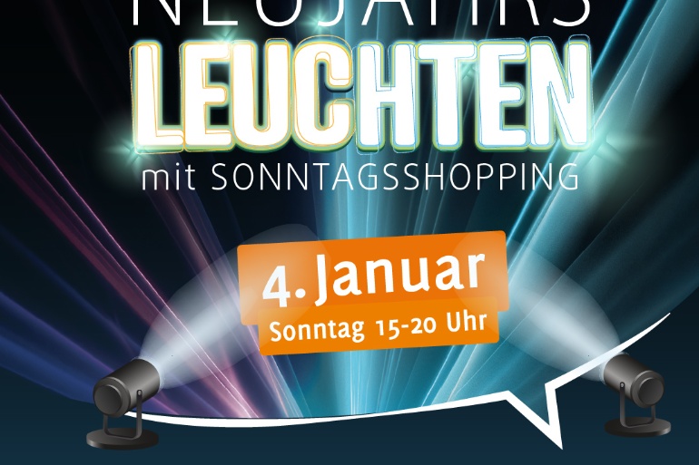 Plakat zum 1. Greifswalder Neujahrsleuchten