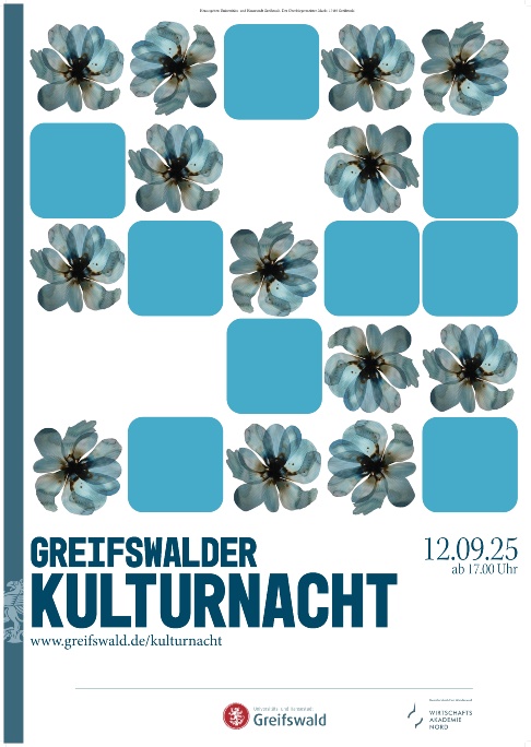 gestaltetes Plakat zur Kulturnacht 2025