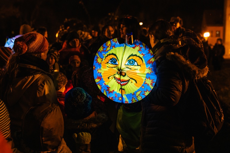 Weihnachtlicher Lampionumzug