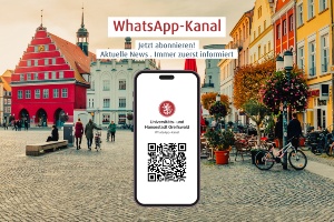 Layout WhatApp-Kanal mit Rathaus