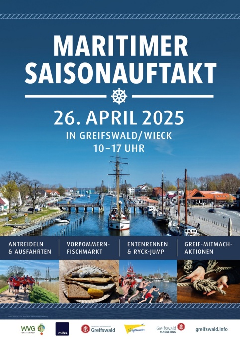 Plakat Maritimer Saisonauftakt 2025