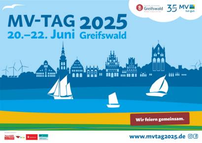 Plakat MV Tag 2025 mit Logos