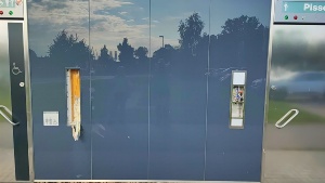 Vandalismus Toilettenanlage Museumshafen, Foto Tiefbau- und Gründflächenamt (4) © Tiefbau- und Grünflächenamt Vandalismus an der Toilettenanlage im Museumshafen