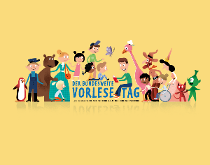 gestaltete Grafik zum Vorlesetag