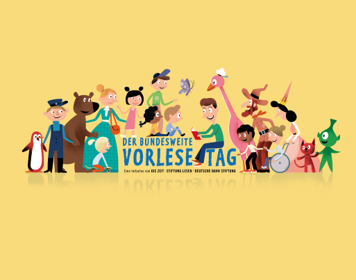 gestaltete Grafik zum Vorlesetag