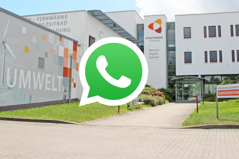 Bildmontage der Stadtwerke Greifswald