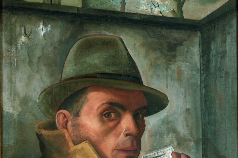 Felix Nussbaum - Selbstbildnis mit Judenpass