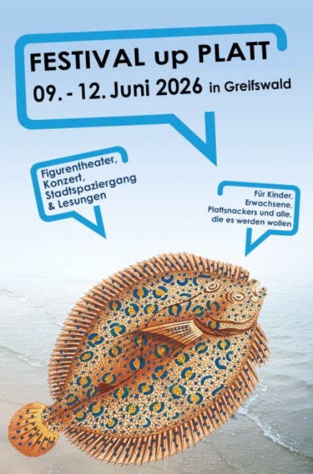 Plakat zum Festival up Platt 2026