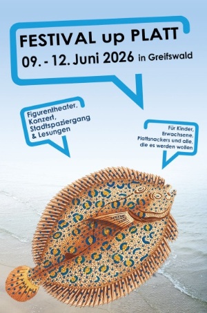 Festival up Platt 2026 © Maren Winter Plakat zum Festival up Platt 2026