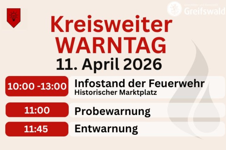 Grafik zum Kreisweiten Warntag 2026