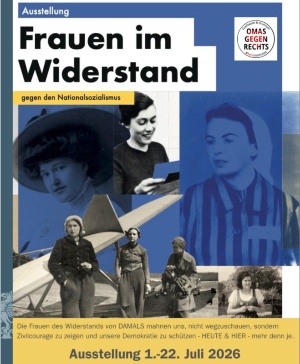 Plakat Ausstellung Frauen im Widerstand
