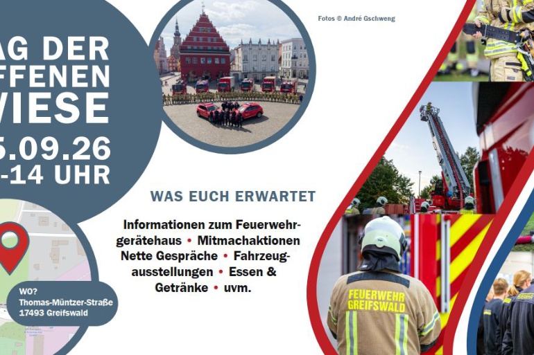 Banner zum Tag der offenen Wiese am 05. September in Ladebow