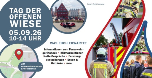 Banner zum Tag der offenen Wiese am 05. September in Ladebow