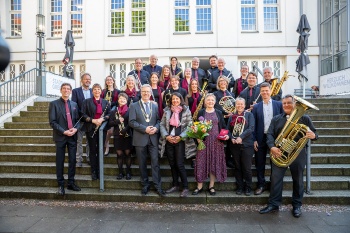 Blasorchester Greifswald beim Stadtempfang 2026