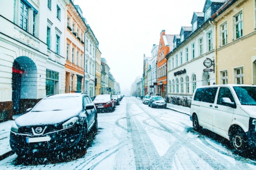 Symbolbild Winter in der Greifswalder Innenstadt