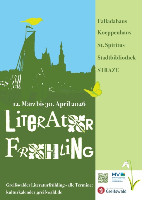 Plakat 13. Greifswalder Literaturfrühling 2026