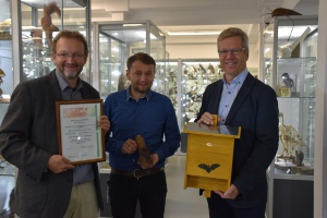 Auszeichnung Fledermausprojekt durch OB für UN Dekade