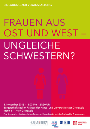 Veranstaltungsplakat Ost-West-Schwestern - © Veranstalter Veranstaltungsplakat Ost-West-Schwestern