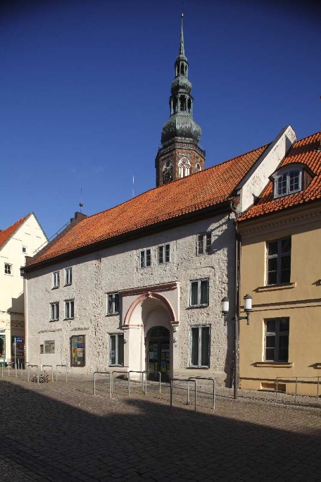 Blick auf das sozio-kulturelle Zentrum St. Spiritus in der Langen Straße 