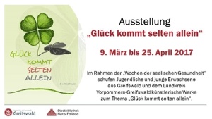 Stadtbibo Ausstellung Glueck © Stadtbibliothek Bild