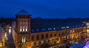 Stadthaus im Dezember