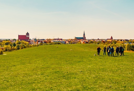 Blick von der ehemaligen Deponie