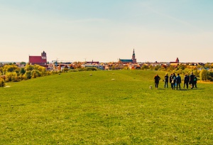 Blick von der ehemaligen Deponie