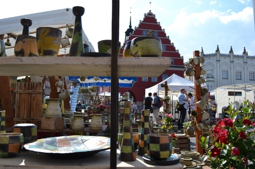 Töpfermarkt in Greifswald 2014