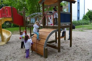 Spielplatz der Kita Makarenko - © Pressestelle Spielplatz der Kita Makarenko