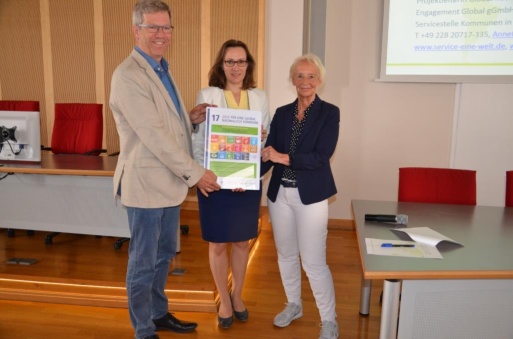 Urkundenübergabe Nachhaltige Stadt 
